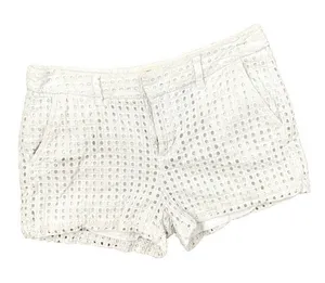 Vintage GAP 3" City Shorts Size 6 Eyelet White‎ Lined Pockets Coastal Summer thumbnail 1