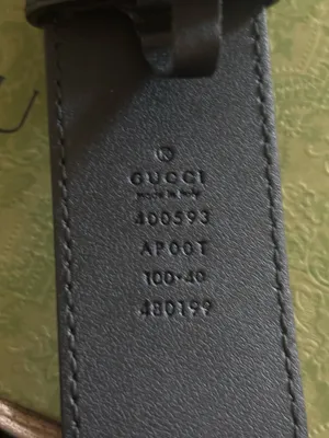 Gucci GG Marmont Belt Black Leather Gold Buckle, Authentic Used Once But Like New Made in Italy, Retail Price $590 Plus Taxes, Come With Box and Dust Bag Size 100/40 thumbnail 2