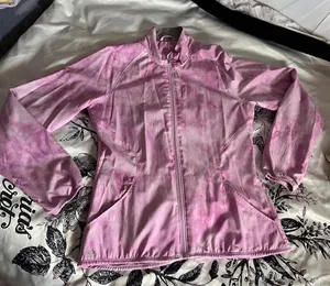 Pink Adidas Zip-Up Track Jacket thumbnail 1