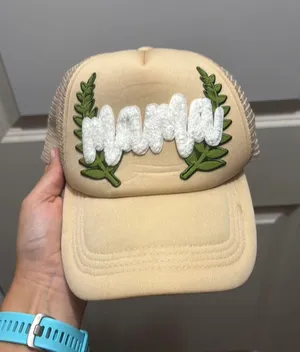Mama trucker hat Tan thumbnail 3