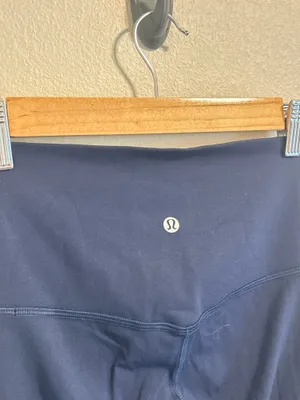 Lululemon Leggings Align High Rise Crop 23” Womens 4 True Navy Yoga Gym thumbnail 3