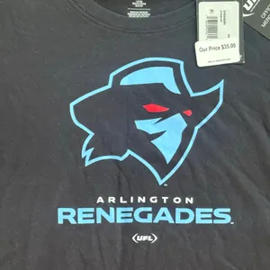 Under Armour UA Arlington Renegades UFL Fan Tshirt Logo Women Medium thumbnail 3