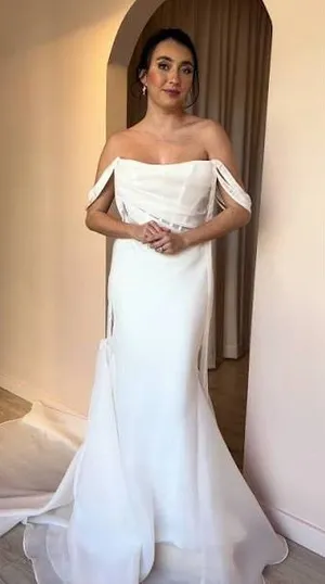 Katie May Darcy Gown in Ivory thumbnail 1