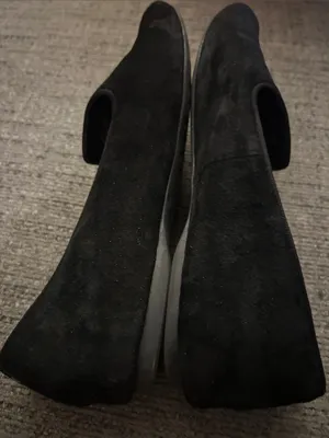 Birdies Black Suede Pointed Toe Women’s Flats Size 9 thumbnail 4