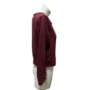 Oakley Women's Burgundy Crew Neck Sweatshirt Size S Long Sleeve Casual thumbnail 7