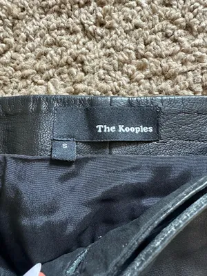The Kooples Leather Skirt thumbnail 4