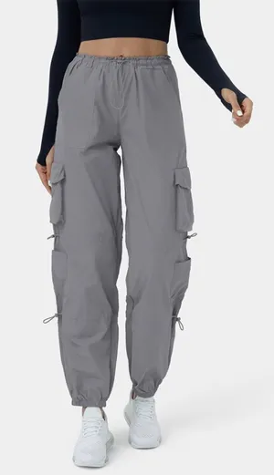 Halara Mid Rise Drawstring Cargo Joggers thumbnail 1