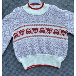 Free People Freya Fair Isle Sweater Large Boho Nordic Ski Lodge Cozy Pullover thumbnail 8