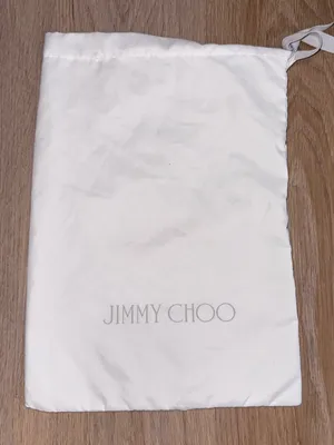 Jimmy Choo Small White Dust Bag thumbnail 1
