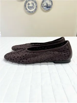 Madewell The Mylie Ballet Flat in Espresso Bean Brown Size 7 NWOB thumbnail 6