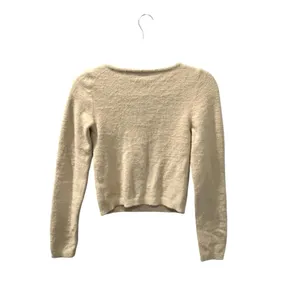 Aritzia Wilfred Free Ivory Size Medium Long Sleeve V-Neck Sweater Soft Stretchy thumbnail 5