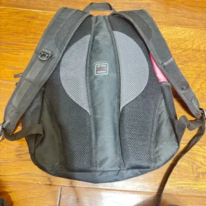 California Pak Pink Black Backpack Air Flow System School‎ Travel Bag. DEADSTOCK thumbnail 3