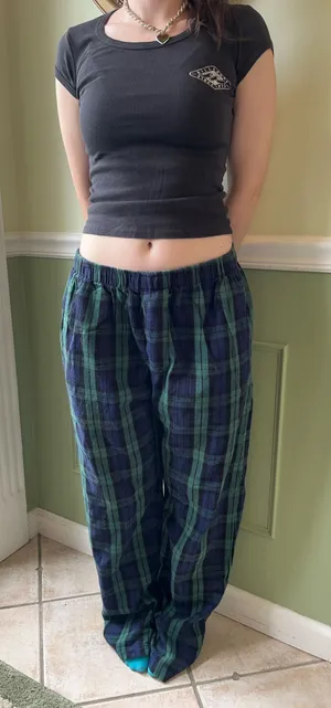 Boxercraft plaid flannel green pajama pants thumbnail 1