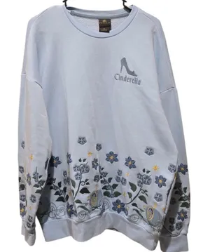 Disney Princess Cinderella Embroidered Crewneck Boxlunch Exclusive Size Large thumbnail 1