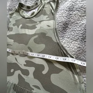 Mudpie TULLY TIERED DRESS camo size S thumbnail 8