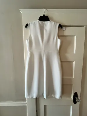 White Professional Dress Size 6 thumbnail 2