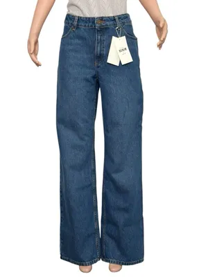 SÉZANE The Wide Leg Pants, Deep Blue, FR38/US6 thumbnail 4