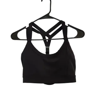 Free People Movement Black Strappy Activewear Stretch Run Racer Sports Bra XS thumbnail 3