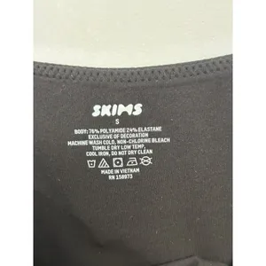 SKIMS Fits Everybody Cami Bodysuit Black NWT small thumbnail 4