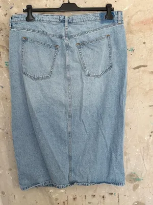 Abercrombie Denim Midi Skirt thumbnail 6