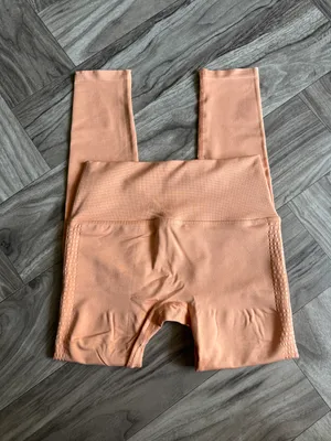 Alphalete Women’s Halo Legging- Cheeky coral , Size Large thumbnail 5