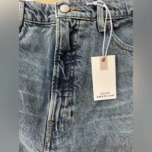 NEW Good American Extreme Barrel Jeans ~ SOLD OUT ~ Indigo ~ Size 14 / 32 thumbnail 8