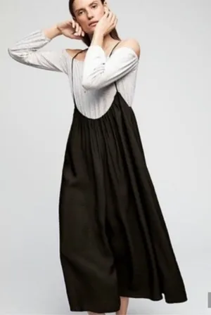 Anthropologie Akemi + Kin Black Wide Leg Jumpsuit Size: XS thumbnail 1