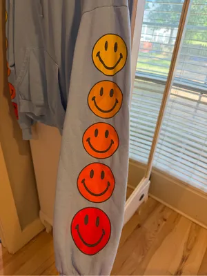 Aviator Nation Smiley Sunset Relaxed Pullover - side XS! thumbnail 2
