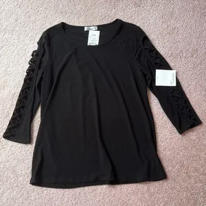 89 & Madison Top Black Size M thumbnail 1