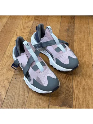 Women's Size 8 COLE HAAN ZERØGRAND Monk Strap Running Shoe Pink Gray Athletic thumbnail 4