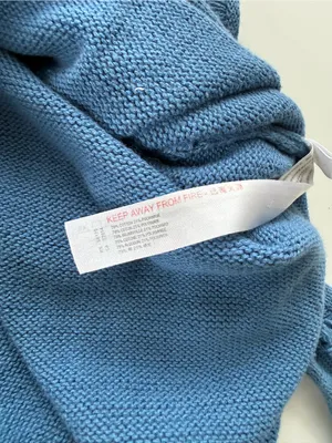 Free People Beach Blue Everson Sweater Jumper Size Small thumbnail 9