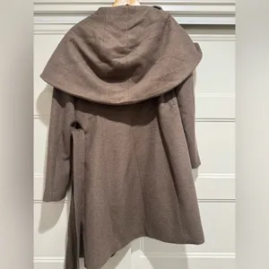 Cole Haan Tie-waist Wool blend Wrap coat thumbnail 6
