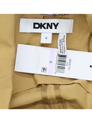 NWT DKNY Womens Single-Button Front Pocket Notch Collar Blazer Whiskey Brown 6 thumbnail 8