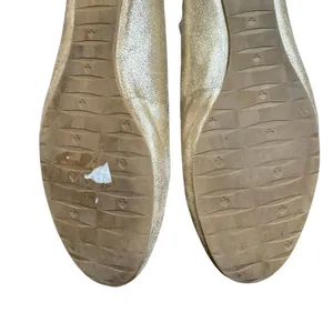 Kate Spade Shoes Womens Size 7.5 Gold Leather Bow Loafer Flats Slip On Casual thumbnail 10