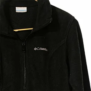 Columbia Womens Medium‎ Black Full Zip Up Fleece Jacket thumbnail 2