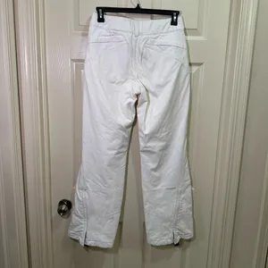 Spyder Women’s Snow Ski Pants Size 8 White Thinsulate Adjustable Insulated Board thumbnail 6