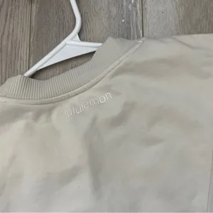 Lululemon Oversized Sweatshirt colorblock crew perfectly womens Gray (size 4) thumbnail 2