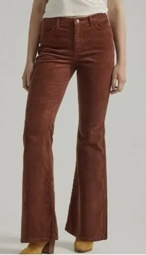 Wrangler Corduroy High Rise Fierce Flare Jeans thumbnail 1