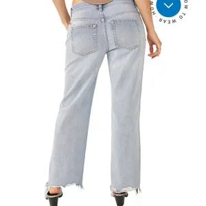 NWT We the Free‎ Maggie Ripped Crop Straight Leg Jeans size 24” thumbnail 4