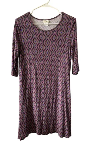 Natural Life Gray Mini Dress Sz S Boho Casual Lightweight Comfy thumbnail 1