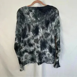 Anthropologie Pilcro Joni Tie Dye Cable Knit Hi Low Sweater‎ Womens Size Small thumbnail 13