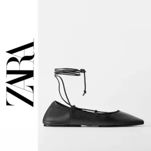 Nwt Zara Animal Print Tied Ballet Flats thumbnail 5