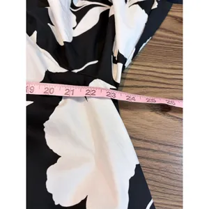 Kate Spade Target Black White Floral Balloon Sleeve Cotton Mini Dress L thumbnail 7
