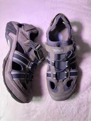 Teva Lavender and Light Blue Comfort Sandal thumbnail 5