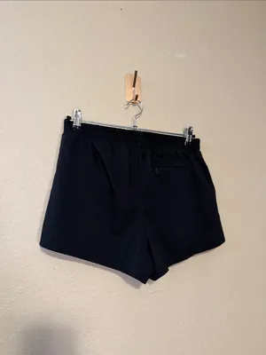 Girlfriend Collective Gazelle high waist lined athletic shorts Black Size Medium thumbnail 4