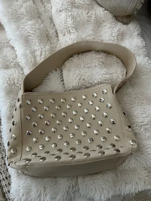Studded handbag Tan thumbnail 3