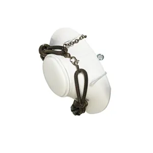 Metallic Chunky‎ Chain Link twisted Necklace Costume 17" thumbnail 4