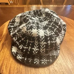 Banana Republic Wool Blend Newsboy Paperboy Newsie Flat Cap Hat Medium Large thumbnail 1
