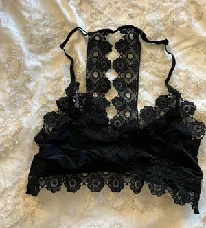 No Boundaries Black Lace Bralette thumbnail 1