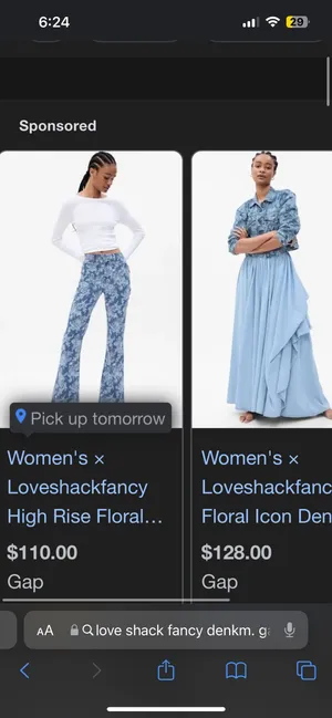 Love Shack Fancy X GAP Denim Set thumbnail 5